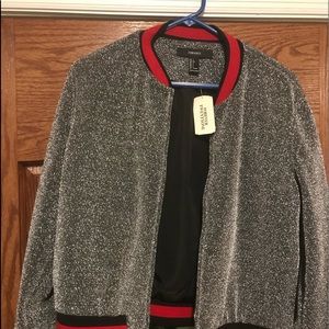 Sparkle bomber jacket